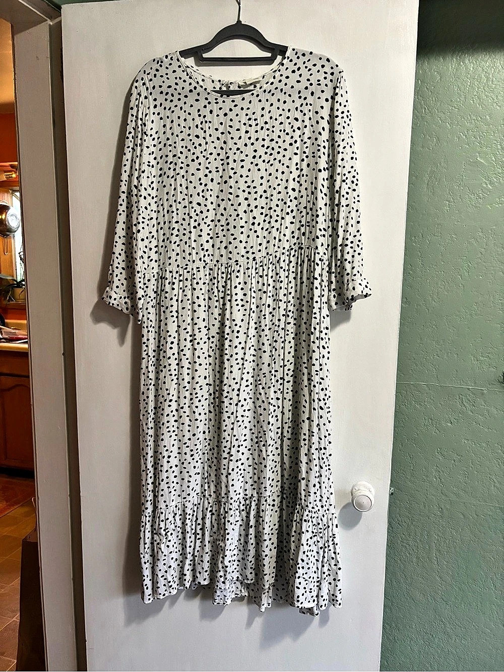 Animal Print Midi Dress Size Medium Like New